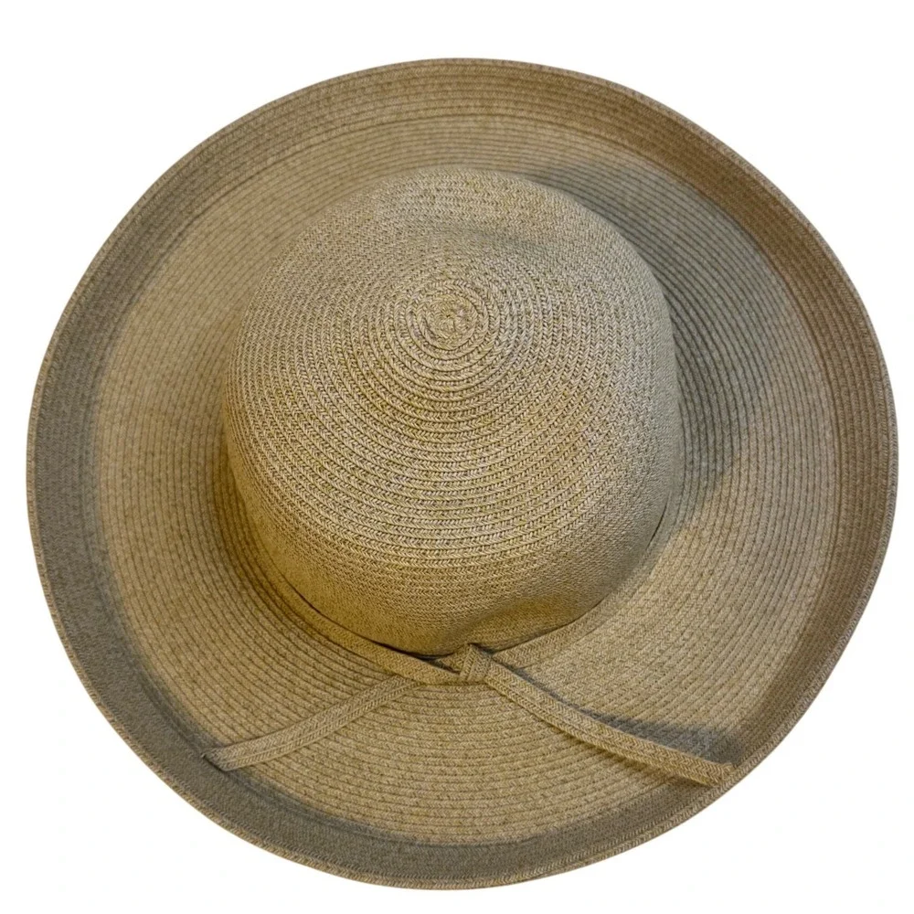 San Diego Hat Co Womens Wide Brim Sun Hat Tan Packable Beach Resort One Size